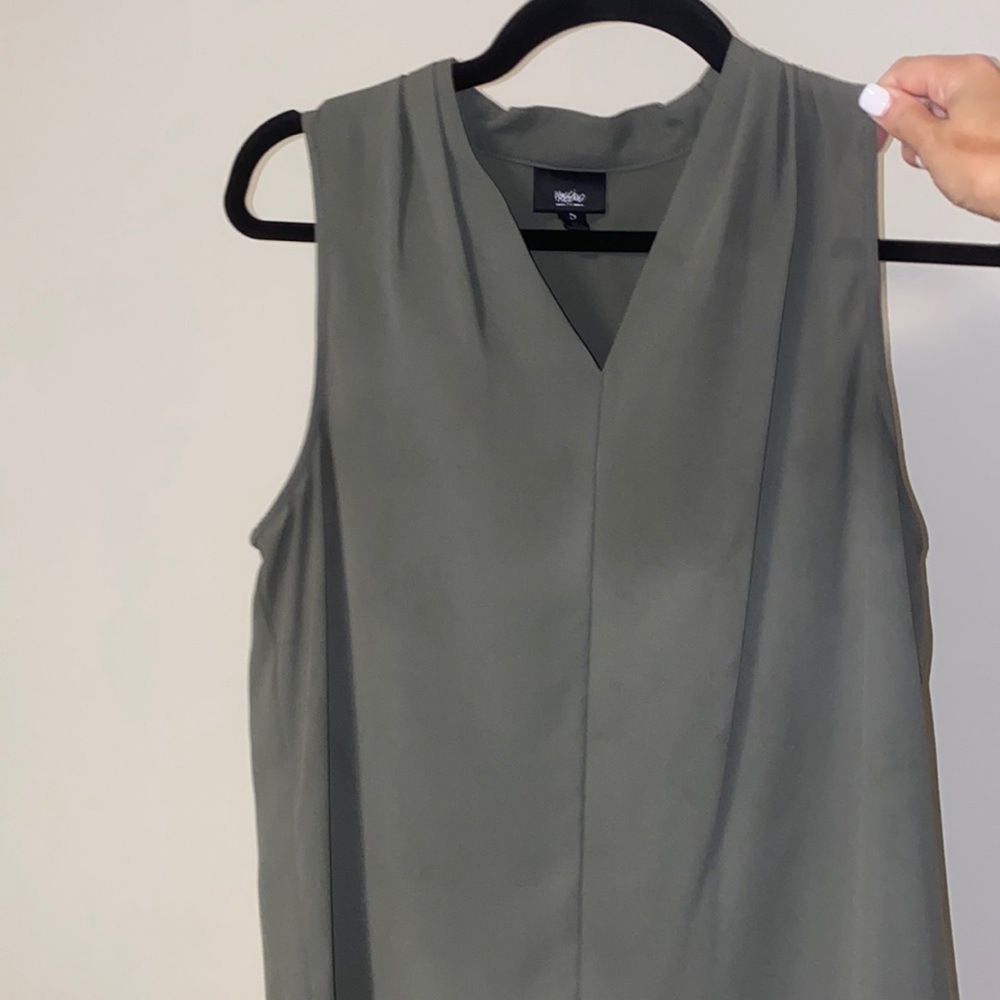 Green blouse